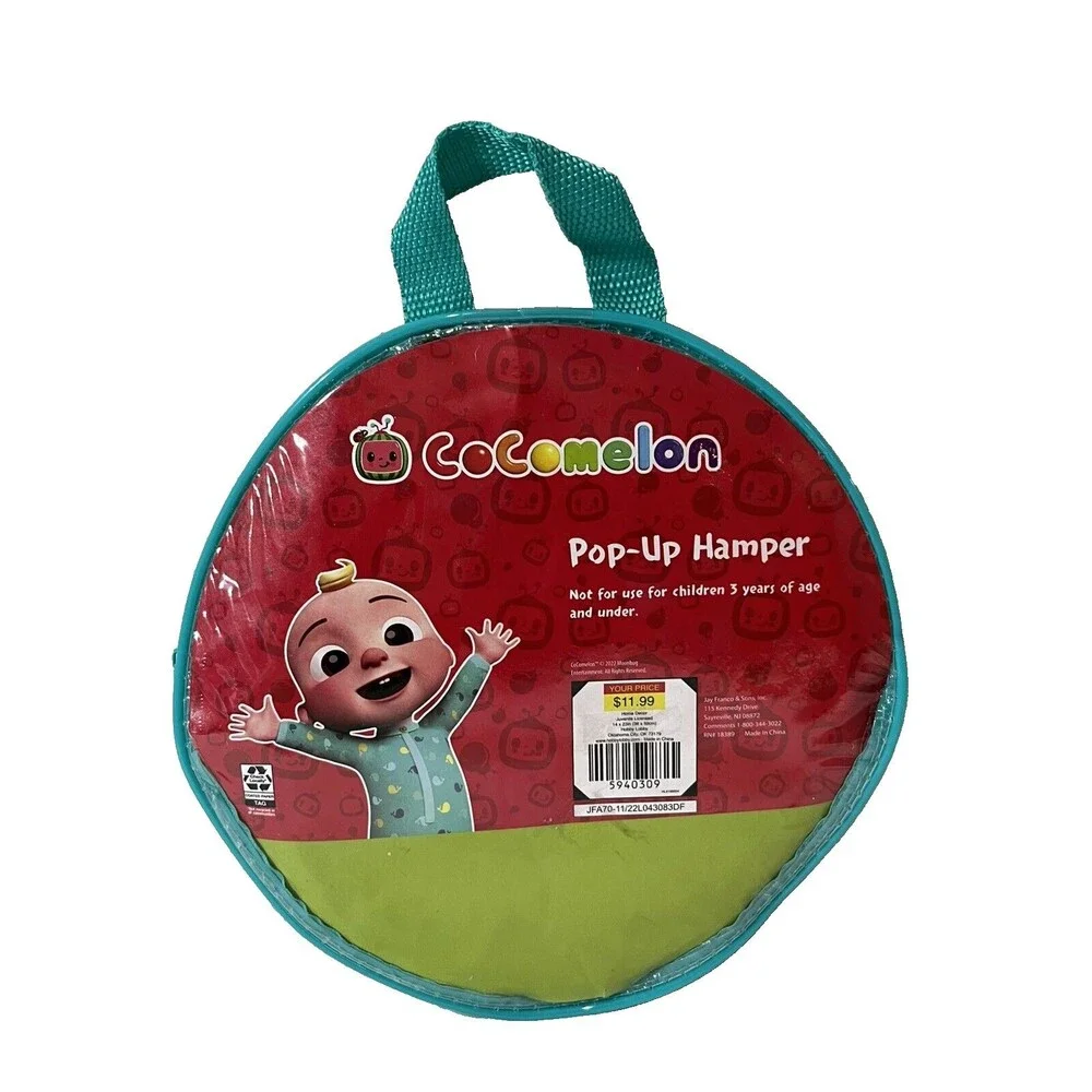 CoComelo Pop-Up Hamper For Toys Laundry and More 23in. x 14in. x 14in.